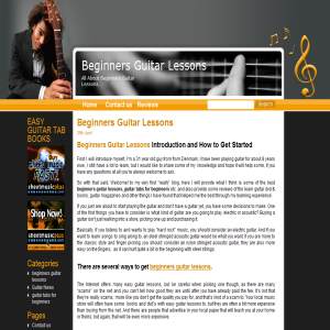 The Beginners Guitar Lessons Blog