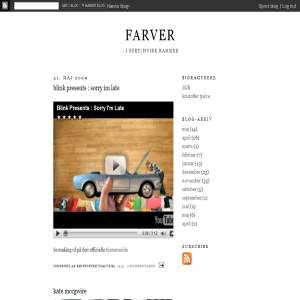 Farver - i sort/hvide rammer