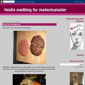 Heidis madblog for madentusiaster