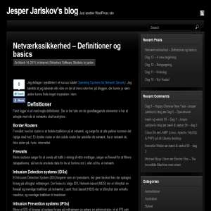 Jesper Jarlskovs blog