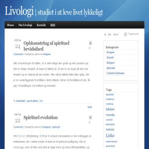 Livologi - studiet i at leve livet lykkeligt