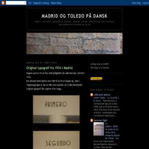 Madrid og Toledo p Dansk