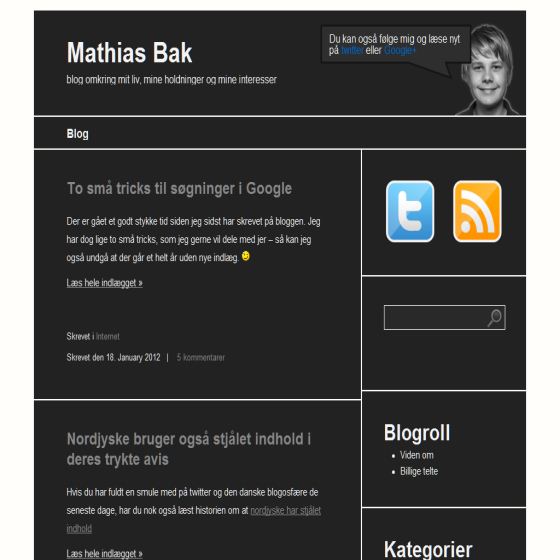 Mathias Baks blog